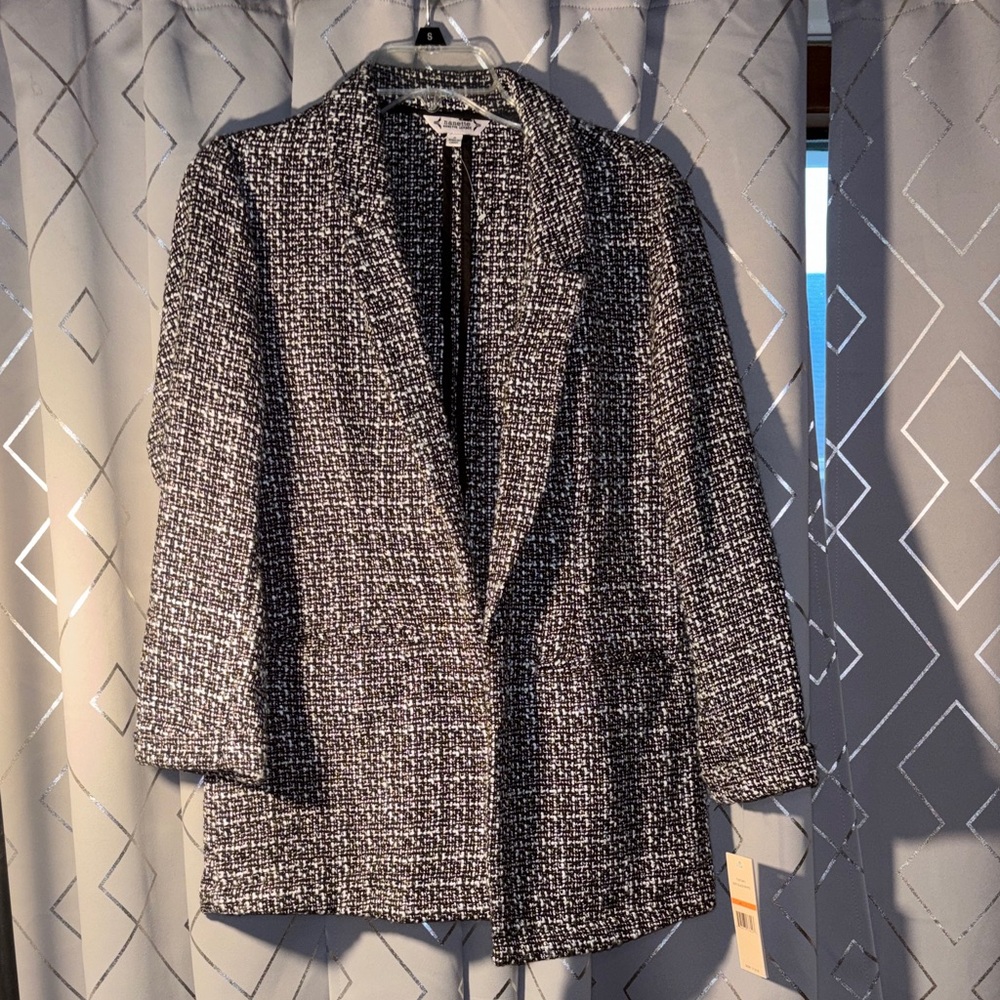 Nanette Lepore Women's Black and White Jacket Blazer